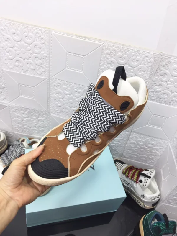 Lanvin Leather Curb Sneakers – LV050 - Image 5