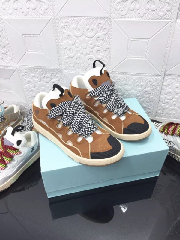 Lanvin Leather Curb Sneakers – LV050 - Image 6