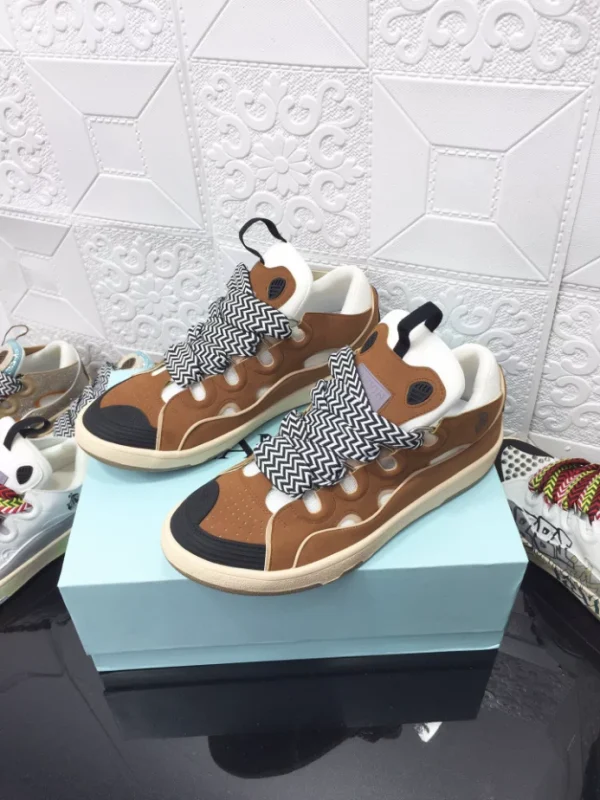 Lanvin Leather Curb Sneakers – LV050 - Image 7