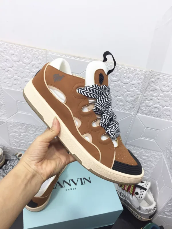 Lanvin Leather Curb Sneakers – LV050 - Image 8