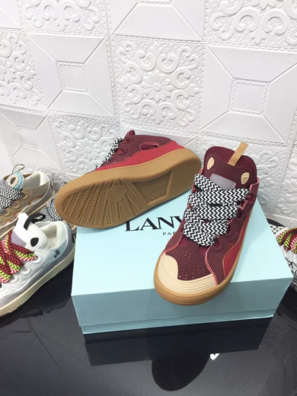 Lanvin Leather Curb Sneakers – LV052 - Image 7