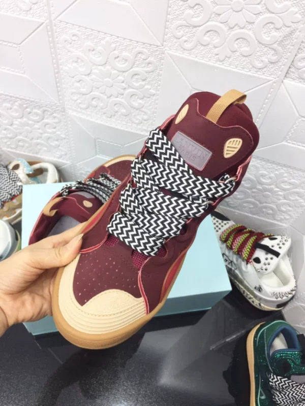 Lanvin Leather Curb Sneakers – LV052 - Image 9