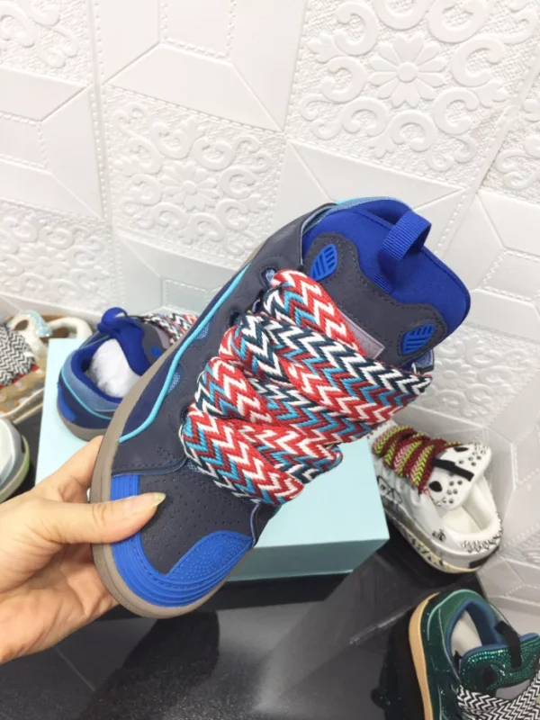 Lanvin Leather Curb Sneakers – LV053 - Image 4