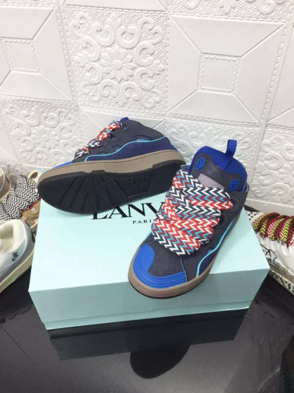 Lanvin Leather Curb Sneakers – LV053 - Image 5