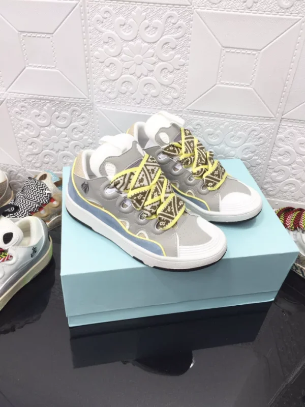 Lanvin Leather Curb Sneakers – LV054 - Image 5