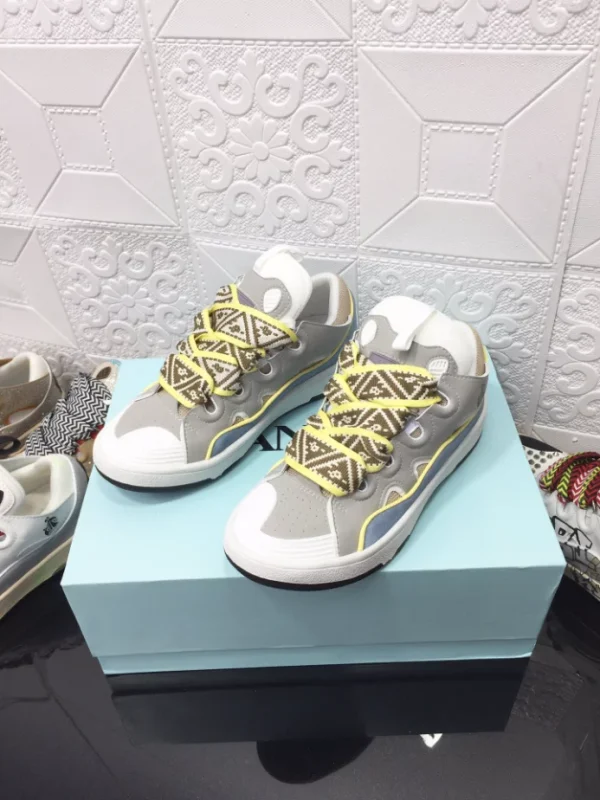 Lanvin Leather Curb Sneakers – LV054 - Image 3