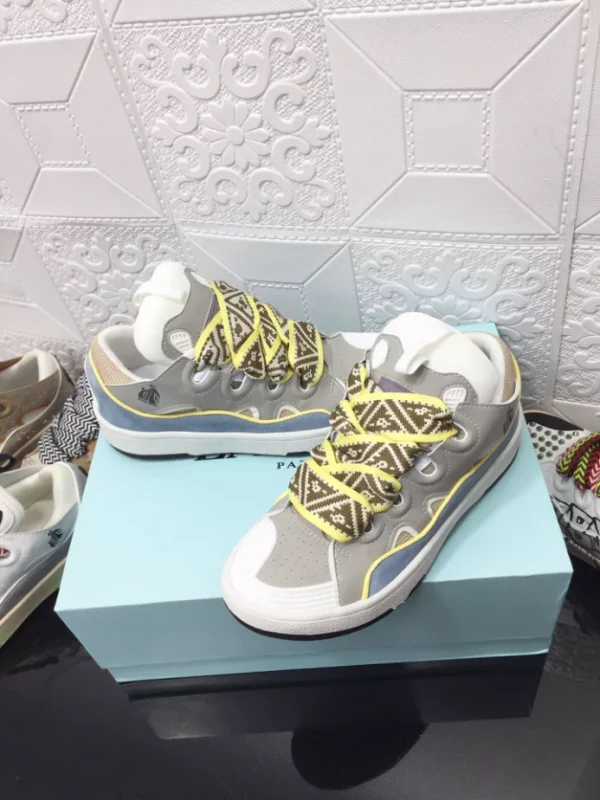 Lanvin Leather Curb Sneakers – LV054 - Image 4