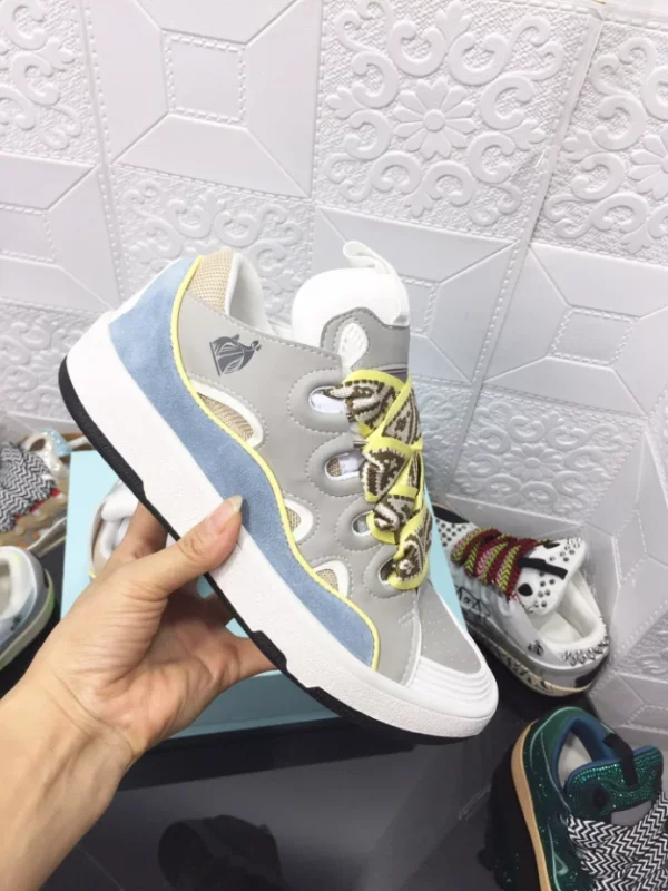 Lanvin Leather Curb Sneakers – LV054 - Image 6