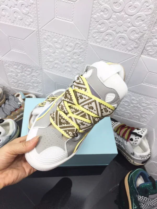 Lanvin Leather Curb Sneakers – LV054 - Image 9