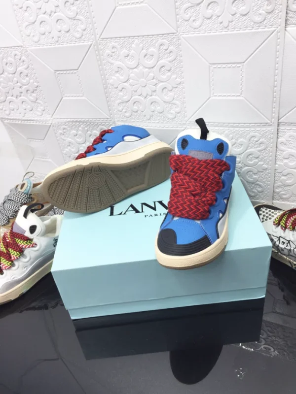 Lanvin Leather Curb Sneakers – LV055 - Image 4