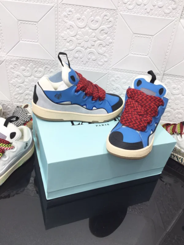 Lanvin Leather Curb Sneakers – LV055 - Image 5