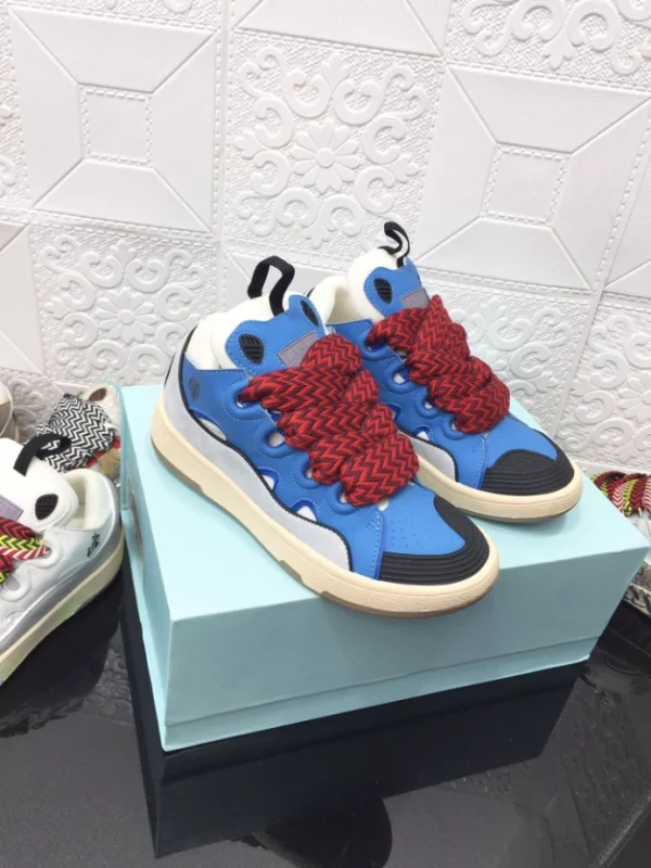 Lanvin Leather Curb Sneakers – LV055 - Image 6