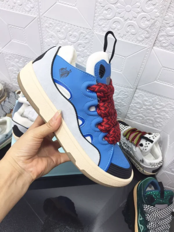 Lanvin Leather Curb Sneakers – LV055 - Image 7