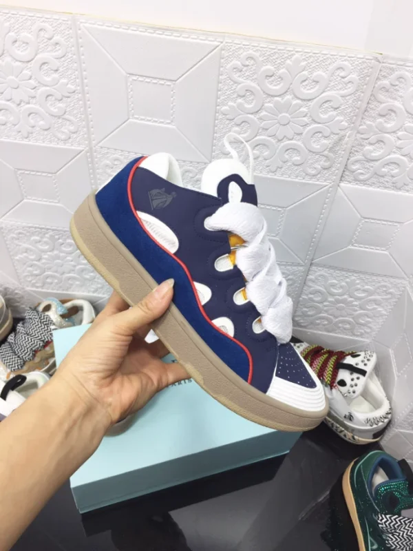 Lanvin Leather Curb Sneakers – LV056 - Image 6