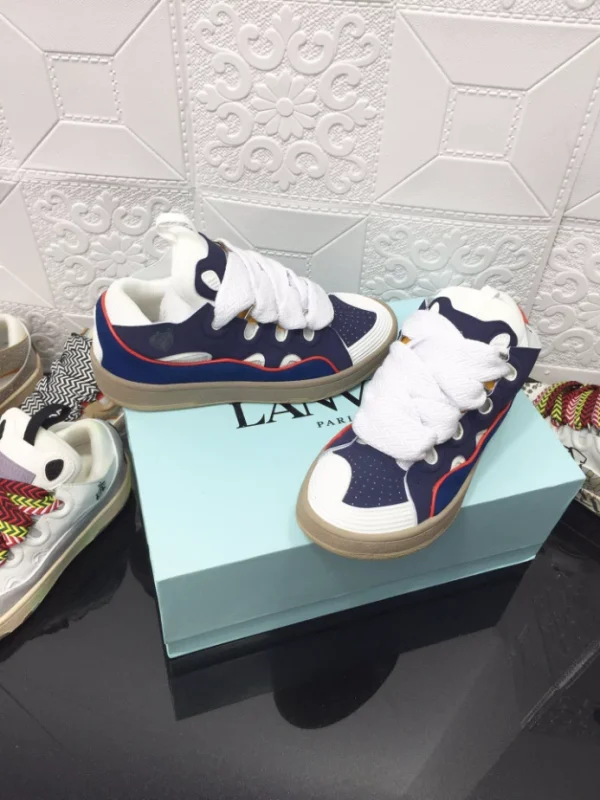Lanvin Leather Curb Sneakers – LV056 - Image 8