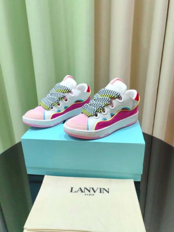 Lanvin Leather Curb Sneakers – LV057 - Image 4