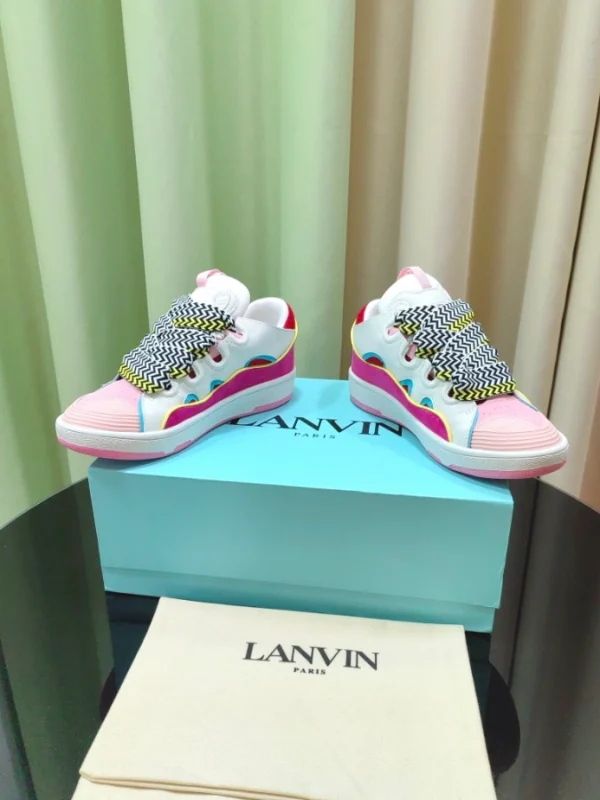 Lanvin Leather Curb Sneakers – LV057 - Image 6