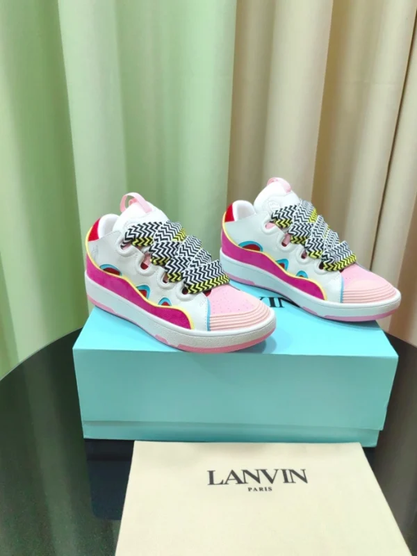 Lanvin Leather Curb Sneakers – LV057 - Image 7