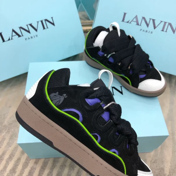 Lanvin Leather Curb Sneakers – LV058 - Image 2