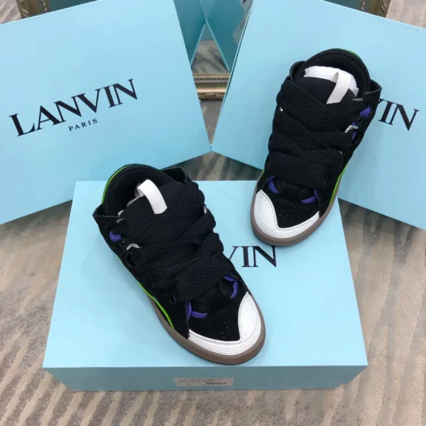 Lanvin Leather Curb Sneakers – LV058 - Image 4