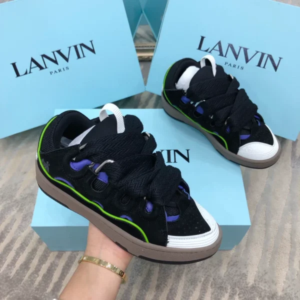 Lanvin Leather Curb Sneakers – LV058 - Image 6