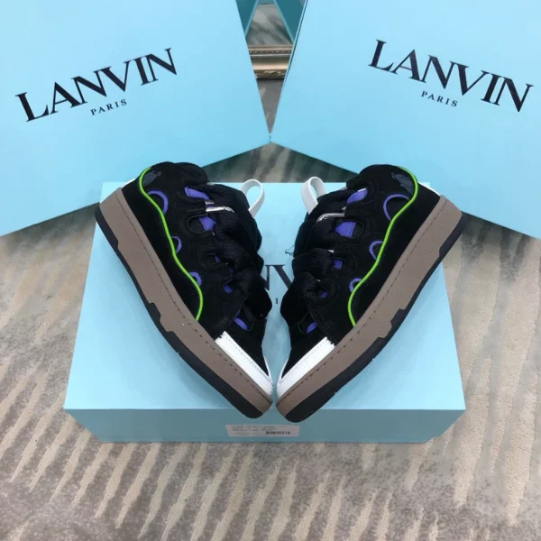 Lanvin Leather Curb Sneakers – LV058 - Image 8