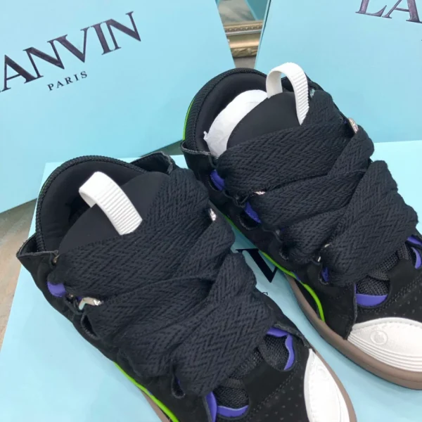 Lanvin Leather Curb Sneakers – LV058 - Image 9