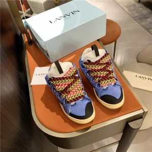 Lanvin Leather Curb Sneakers – LV059