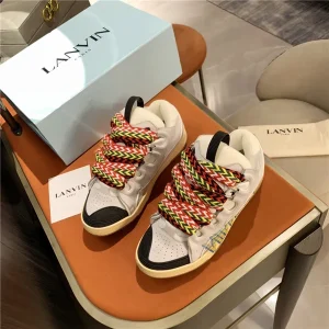 Lanvin Leather Curb Sneakers – LV060
