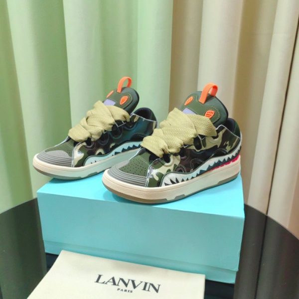 Lanvin Leather Curb Sneakers – LV063