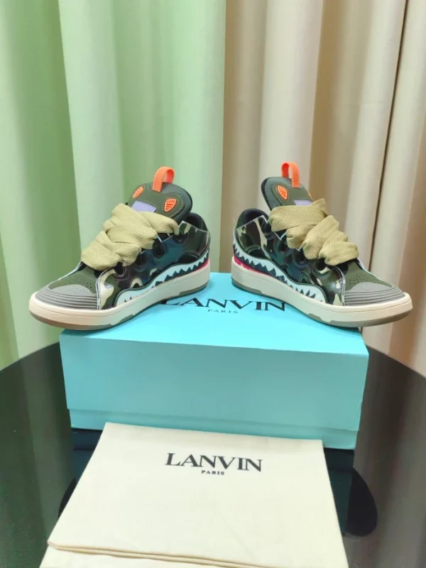 Lanvin Leather Curb Sneakers – LV063 - Image 3