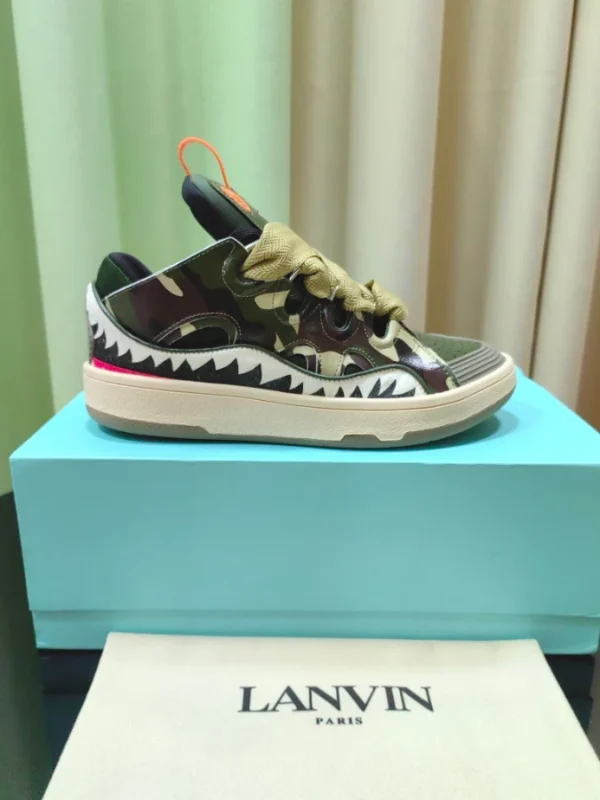Lanvin Leather Curb Sneakers – LV063 - Image 2