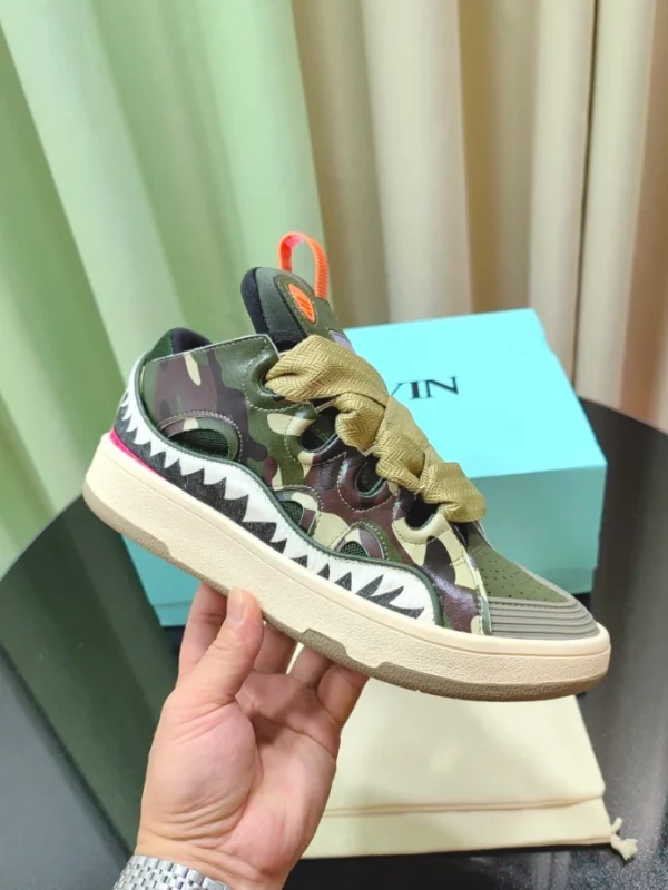 Lanvin Leather Curb Sneakers – LV063 - Image 4