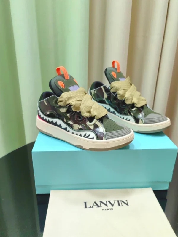 Lanvin Leather Curb Sneakers – LV063 - Image 7