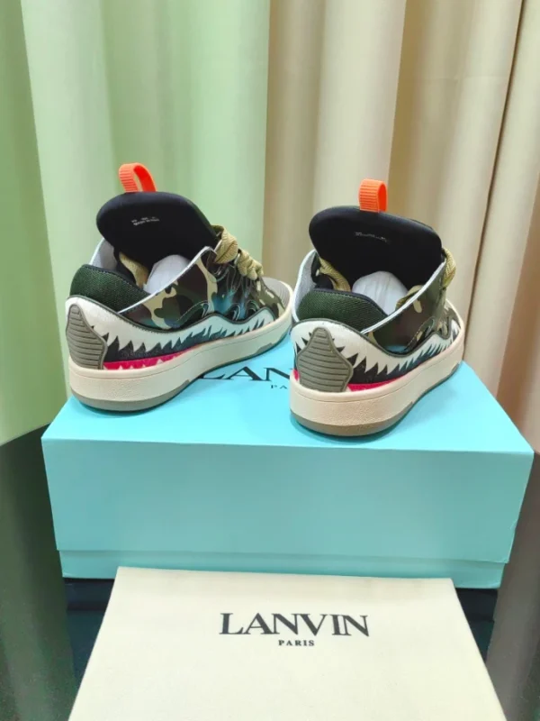 Lanvin Leather Curb Sneakers – LV063 - Image 9