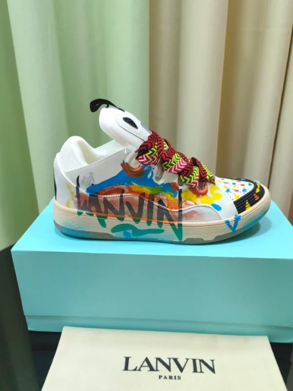 Lanvin Leather Curb Sneakers – LV064 - Image 2