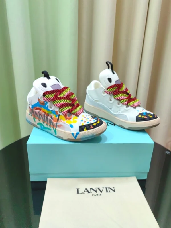 Lanvin Leather Curb Sneakers – LV064 - Image 9