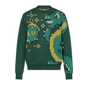 Louis Vuitton Cotton Jacquard Crewneck – SLV060