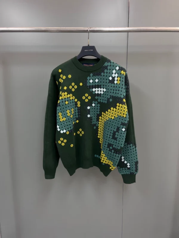 Louis Vuitton Cotton Jacquard Crewneck – SLV060 - Image 2