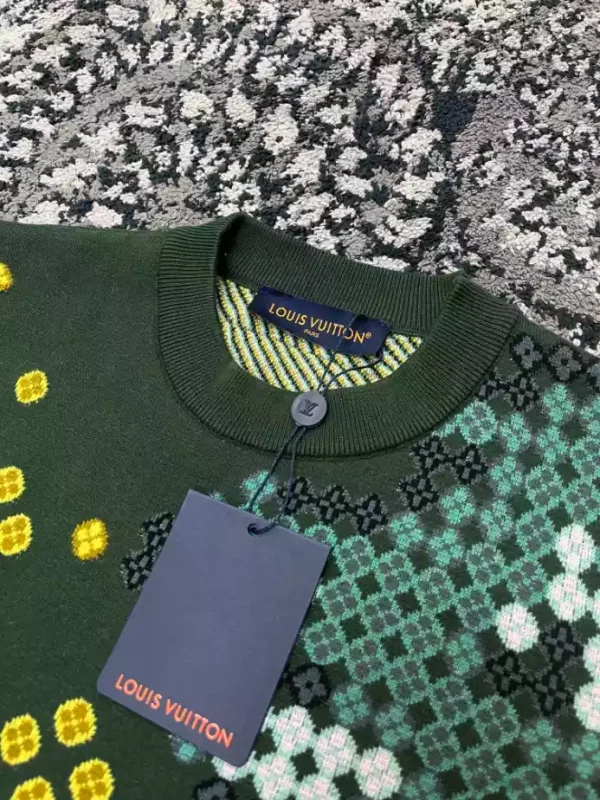 Louis Vuitton Cotton Jacquard Crewneck – SLV060 - Image 8