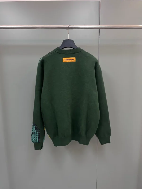 Louis Vuitton Cotton Jacquard Crewneck – SLV060 - Image 3