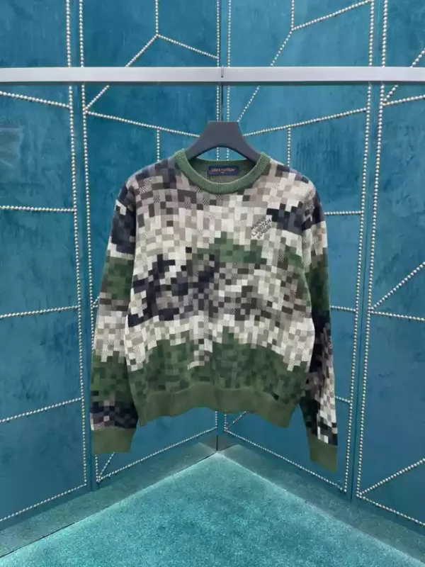 Louis Vuitton Damier Cotton Jacquard Pullover  – SLV045 - Image 2