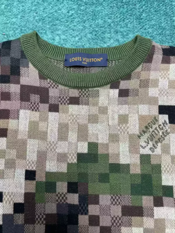 Louis Vuitton Damier Cotton Jacquard Pullover  – SLV045 - Image 7