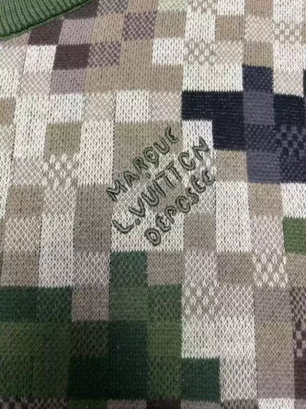 Louis Vuitton Damier Cotton Jacquard Pullover  – SLV045 - Image 8