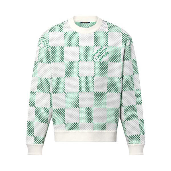 Louis Vuitton Damier Jacquard Cotton Pullover – SLV049