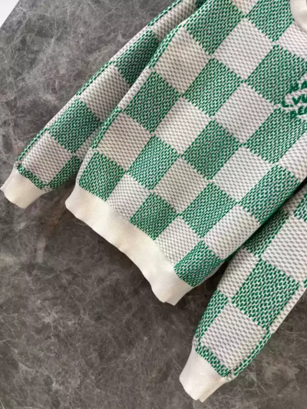Louis Vuitton Damier Jacquard Cotton Pullover – SLV049 - Image 3