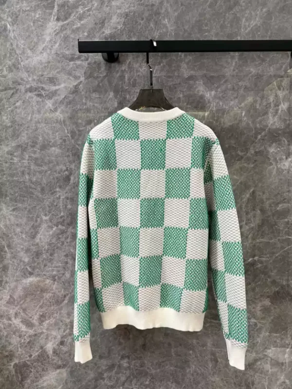 Louis Vuitton Damier Jacquard Cotton Pullover – SLV049 - Image 4