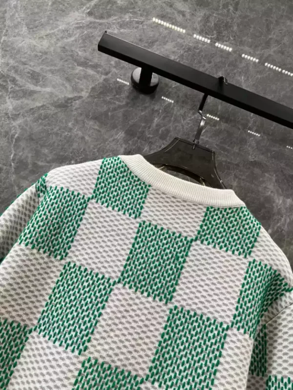 Louis Vuitton Damier Jacquard Cotton Pullover – SLV049 - Image 6