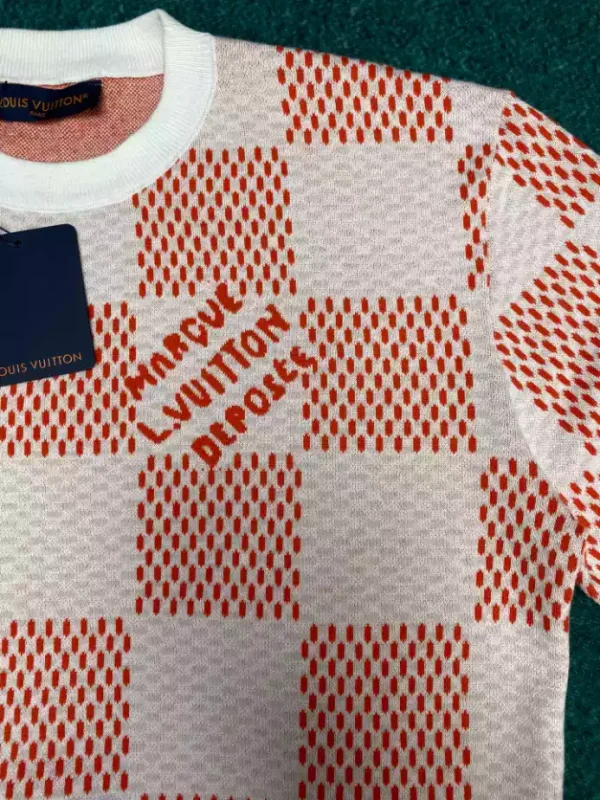 Louis Vuitton Damier Jacquard Cotton Pullover – SLV050 - Image 4
