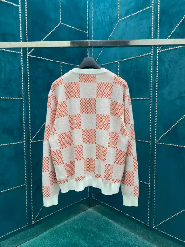 Louis Vuitton Damier Jacquard Cotton Pullover – SLV050 - Image 3